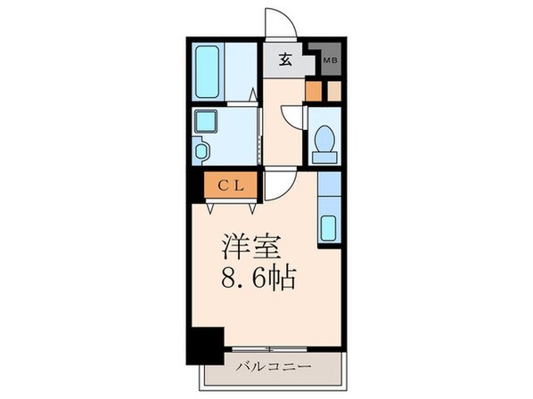 アピアランス南小倉の物件間取画像